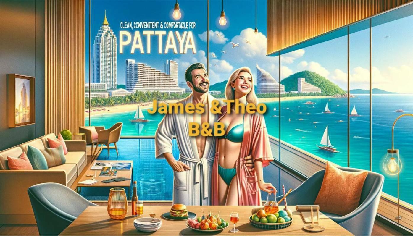 The Base Central Pattaya Quiet King-Bed With Infinity Pool & Free Netflix Eksteriør billede